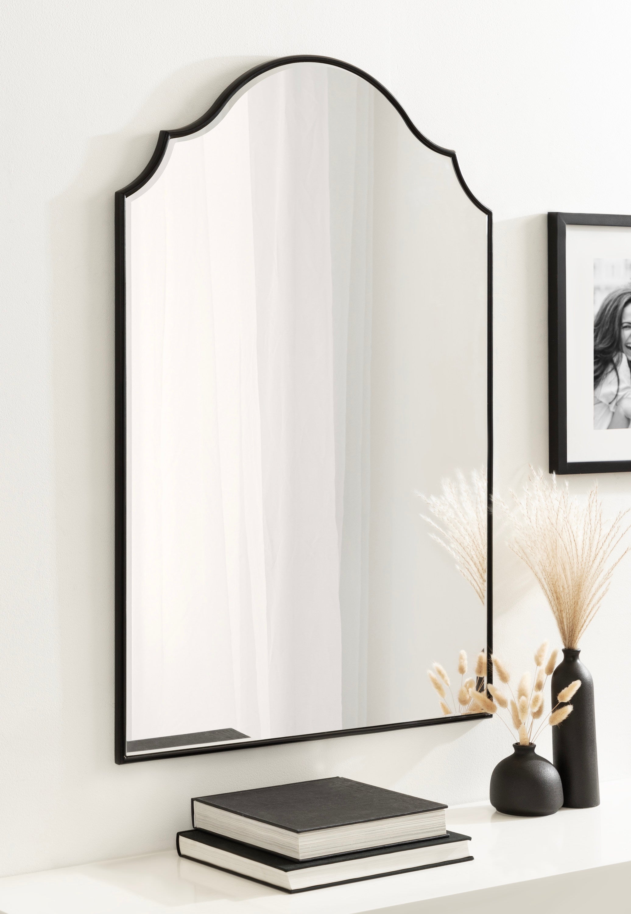 Arch Mirror Black 24x36 6