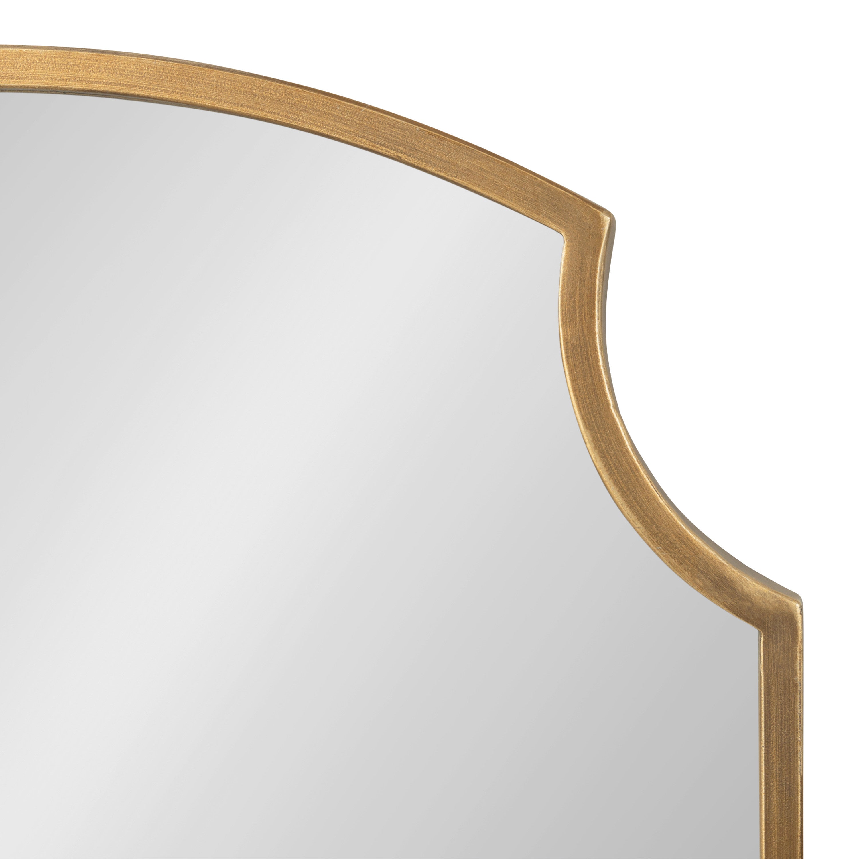 Scallop Mirror Gold 20x30 3