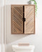 Cabinet Natural Beige 22x7x28 6