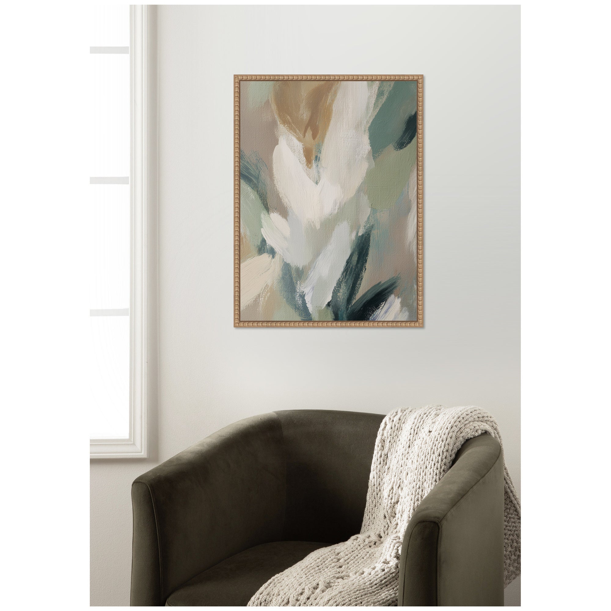 Plant Form No. 1 by Amy Lighthall Framed Canvas Wall Art Print