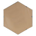 Hexagon Mirror Black 30x30 4