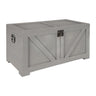 Cates Farmhouse Decorative Wood Trunk
