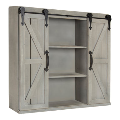 Cabinet Gray 2 Doors 1