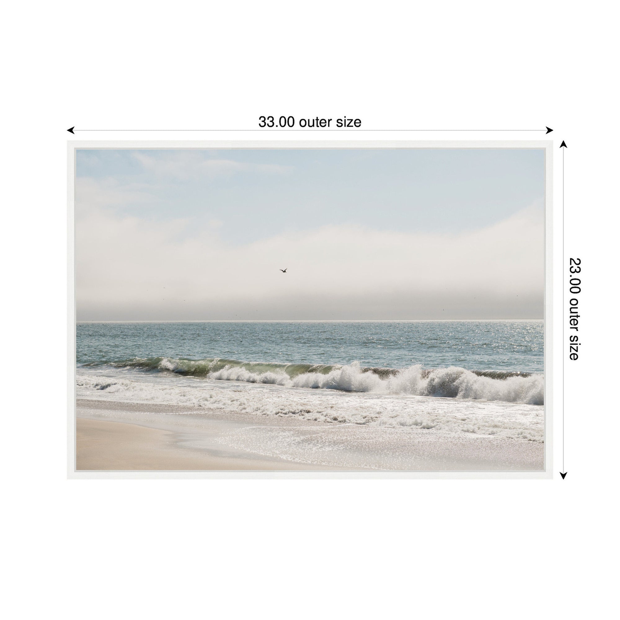 Framed Canvas 33x23 Sylvie White 2