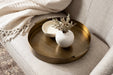 Single Tray 17" Diameter Gold 7