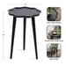 Side Table Black 15x15x22 2