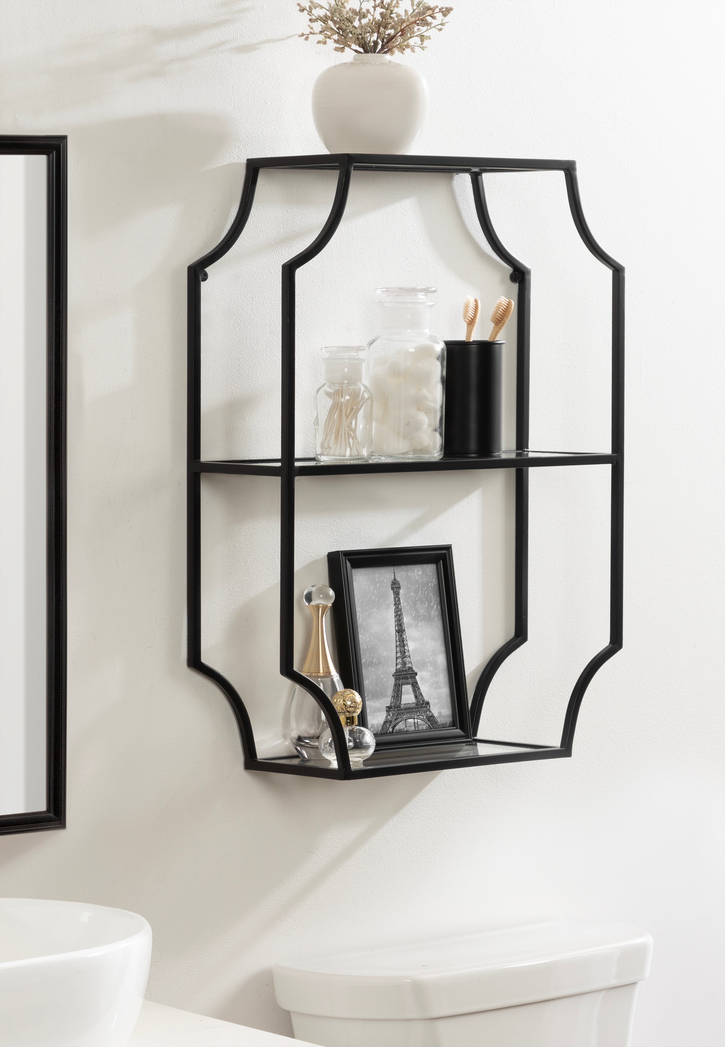 Accent Shelf Black 18x24 7