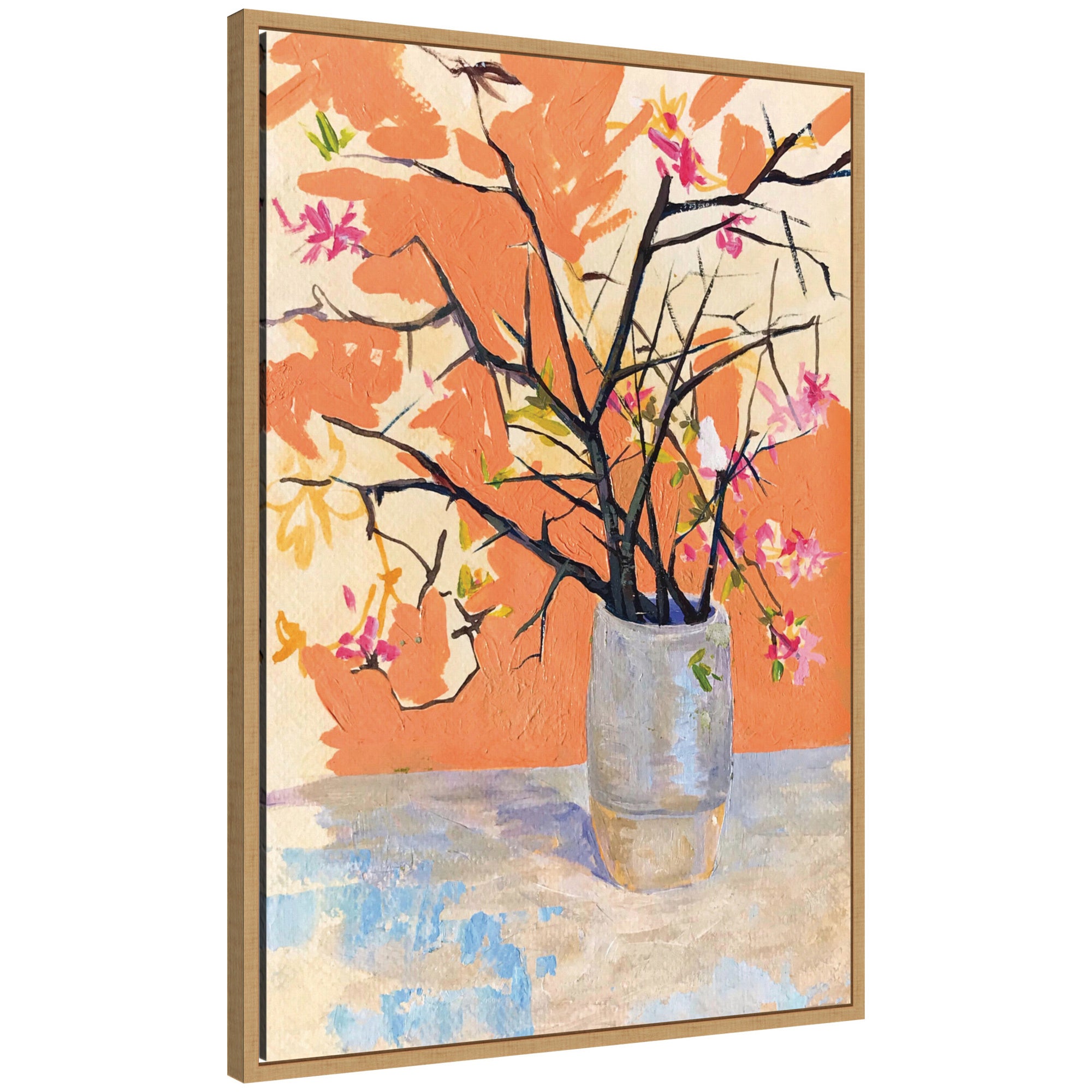 Framed Canvas 23x33 Sylvie Natural 1