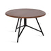 Coffee Table Walnut Brown Black 28x28x18 6