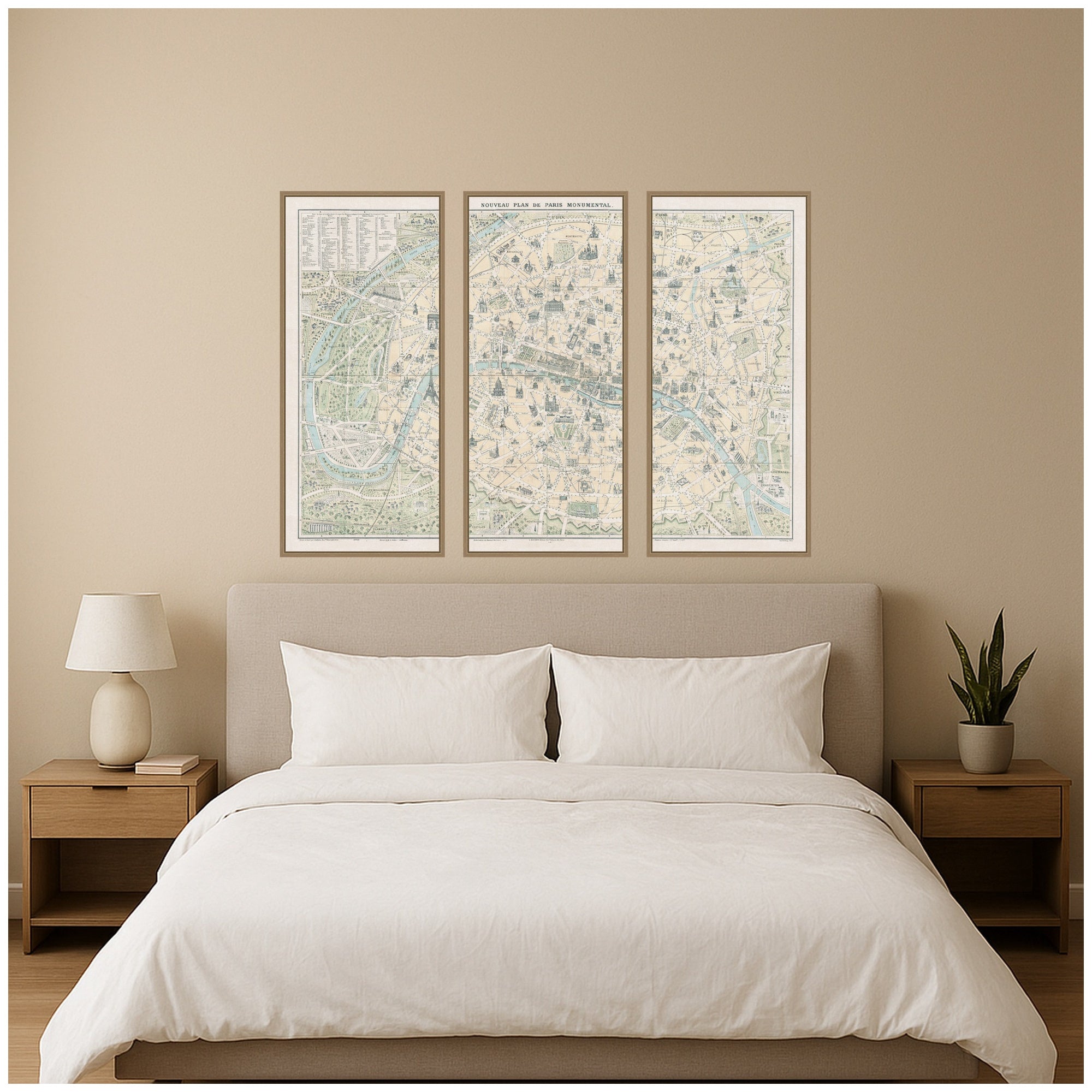 Art Set Sylvie Dark Gold 3 Piece Set 18x40 6