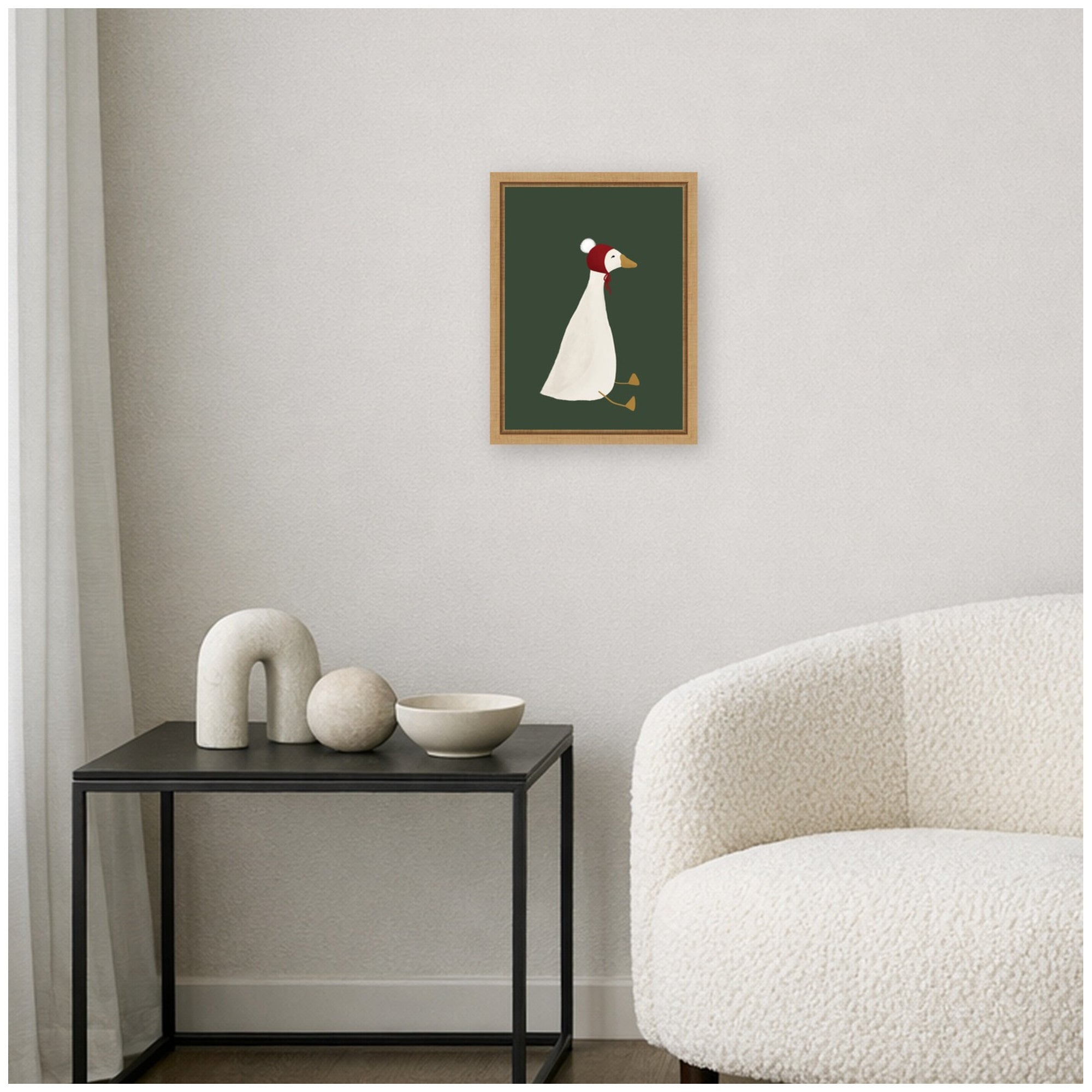 Framed Canvas Sylvie Natural 10x13 6