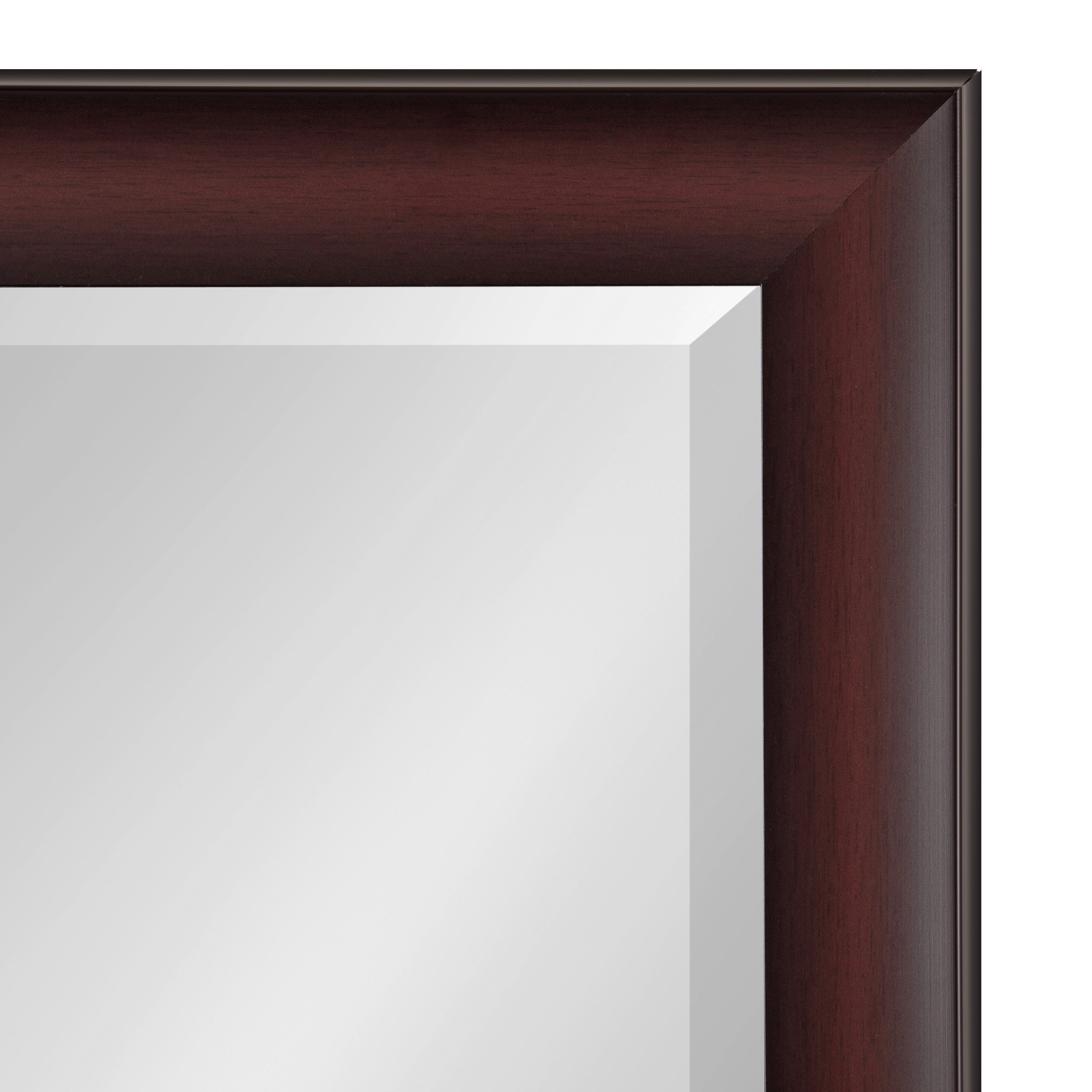 Rectangle Mirror Cherry 28x40 3