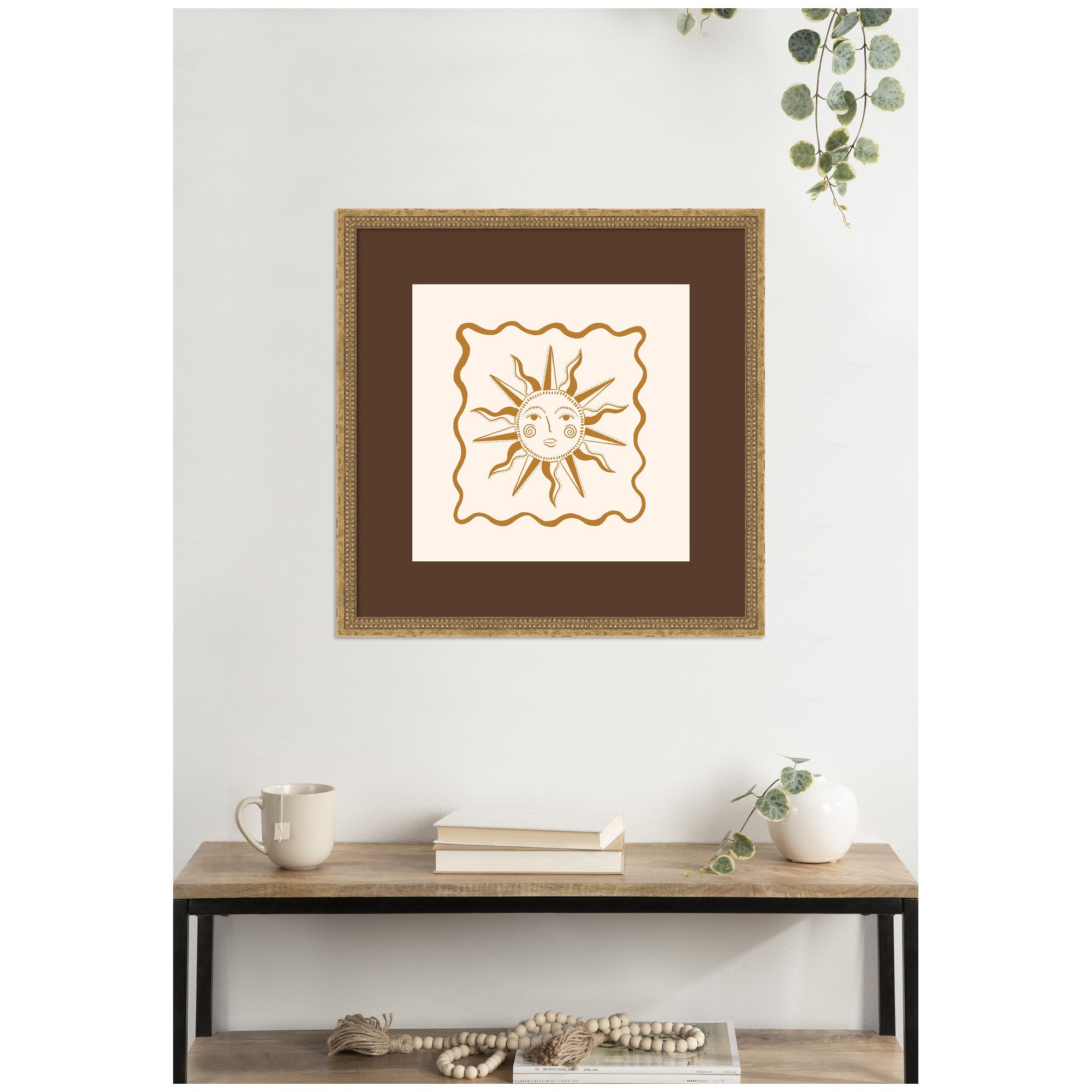Framed Art 26x26 Castellan Gold 6