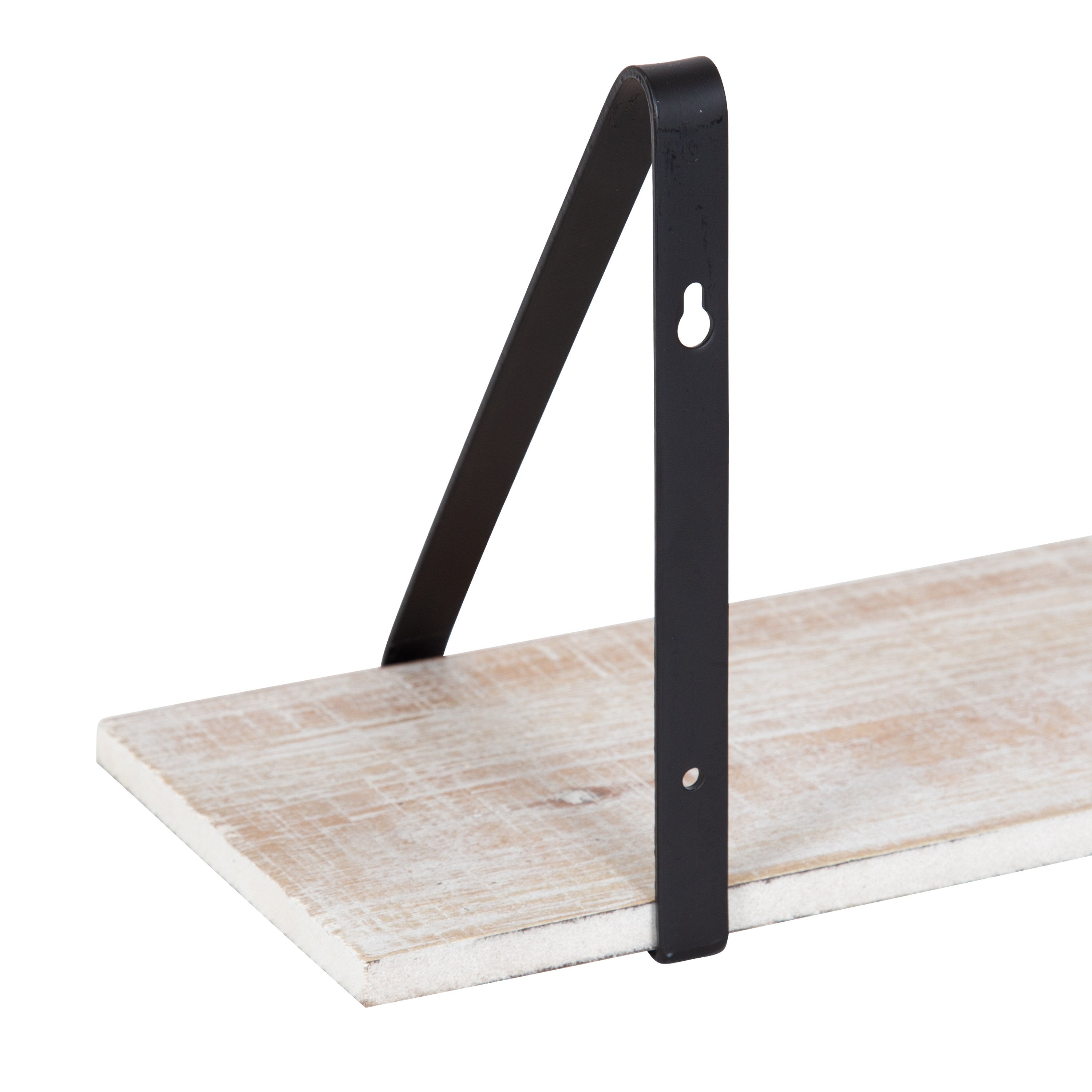 Floating Shelf White 2 Pk-28" 4