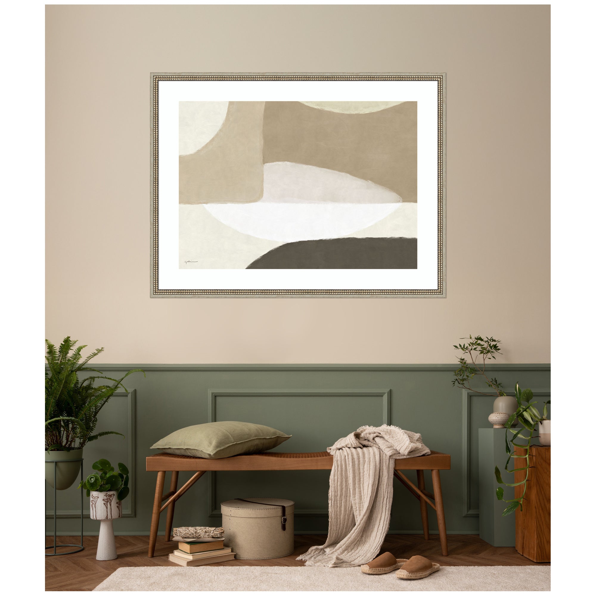 Framed Art Castellan Silver 42x32 7