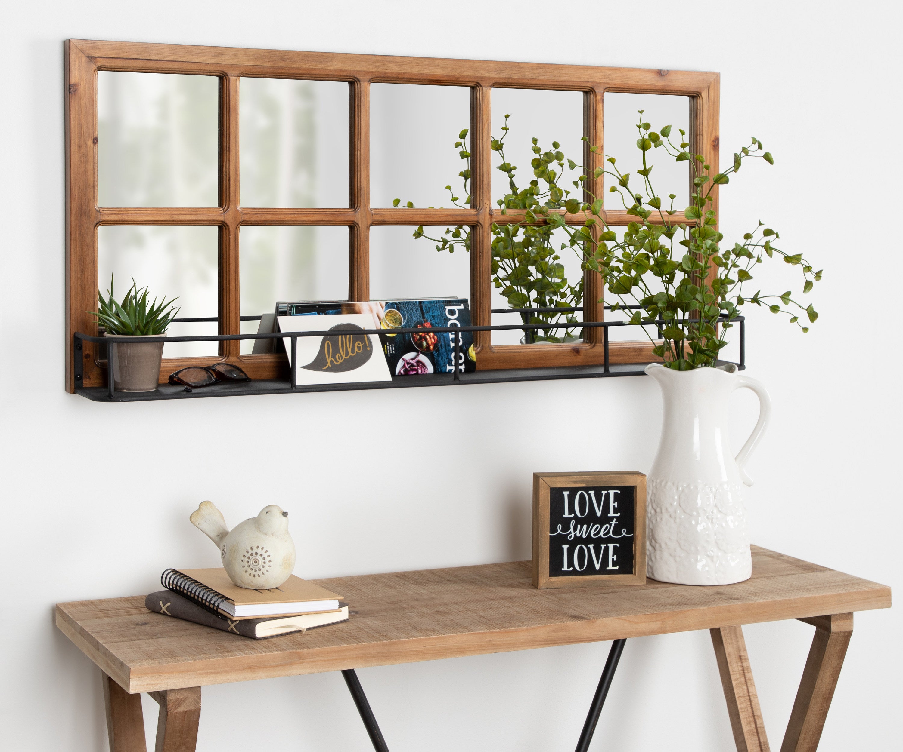 Functional Mirror Brown 18x40 5
