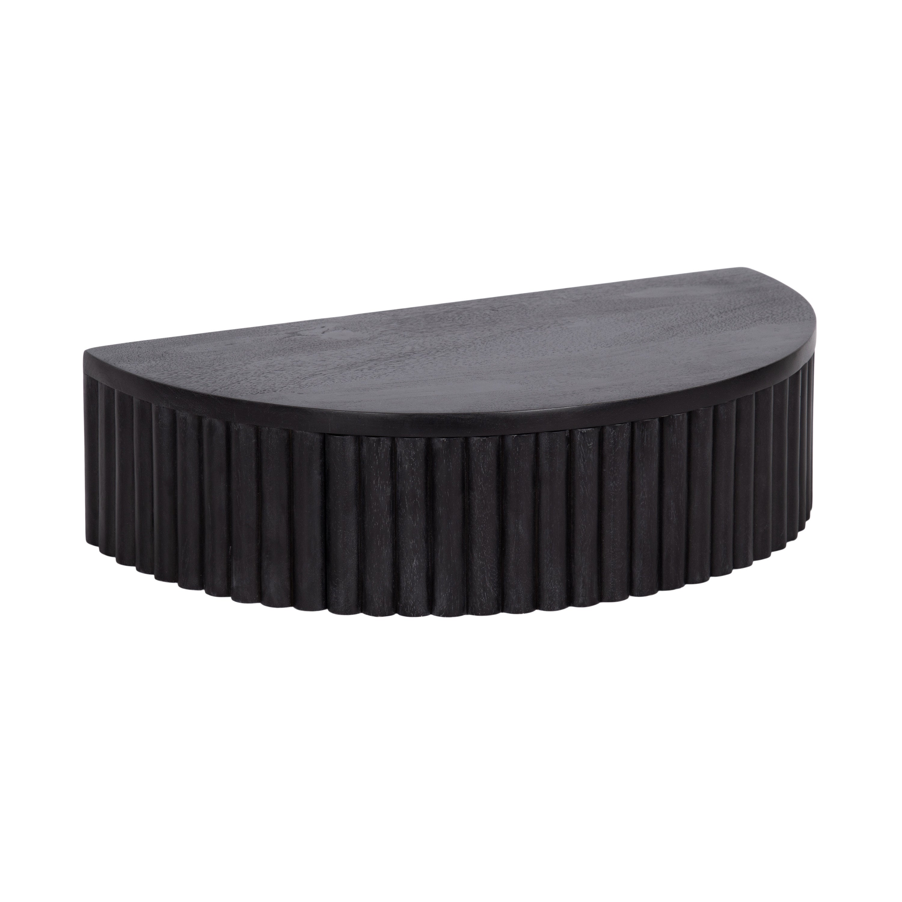 Floating Side Table Black 20x11x6 1