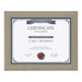 Document Frame Distressed Gray 8.5x11 2