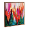 Sylvie Beaded EV Brushstroke 171 Framed Canvas by EttaVee