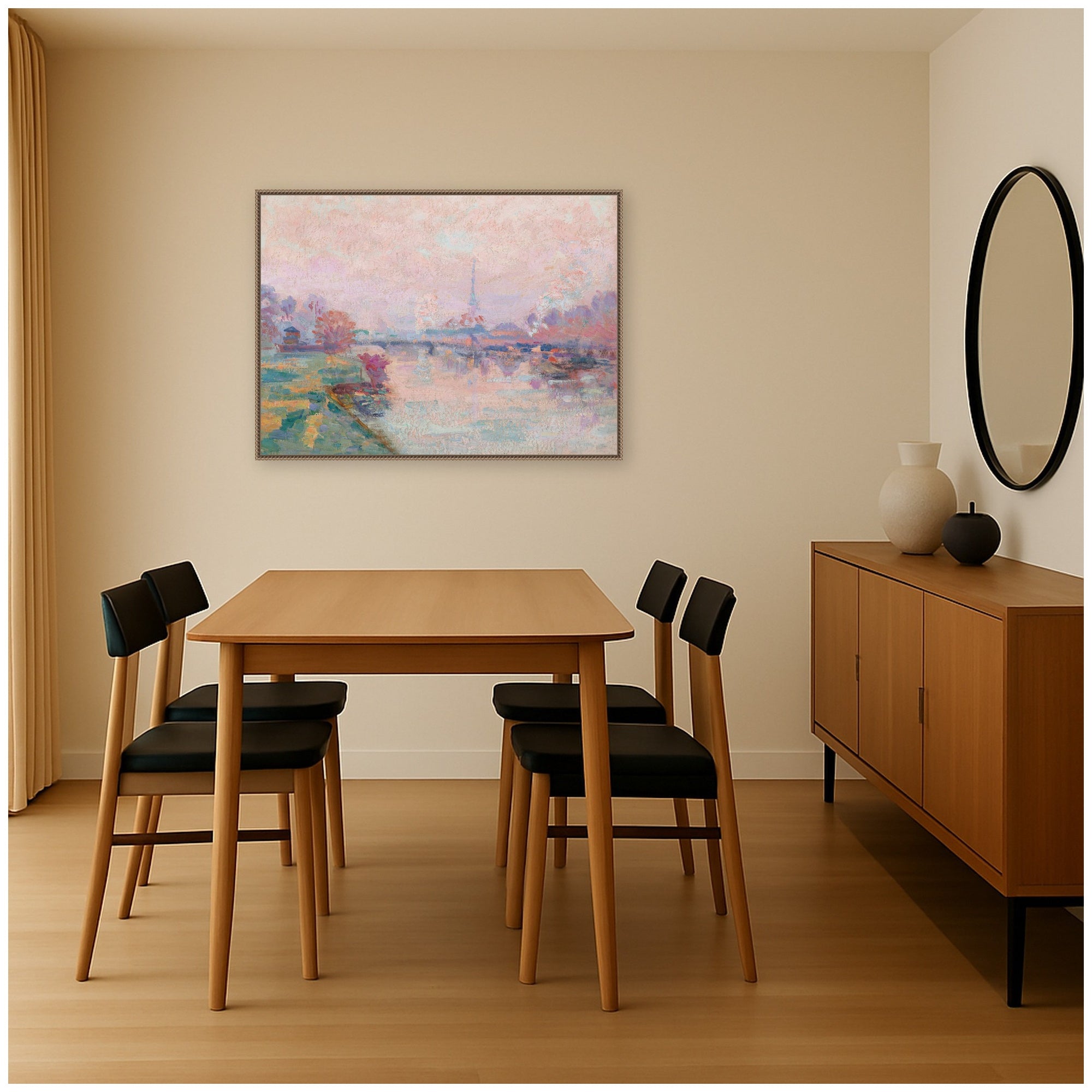 Framed Canvas 38x28 Sylvie Beaded Dark Gold 5