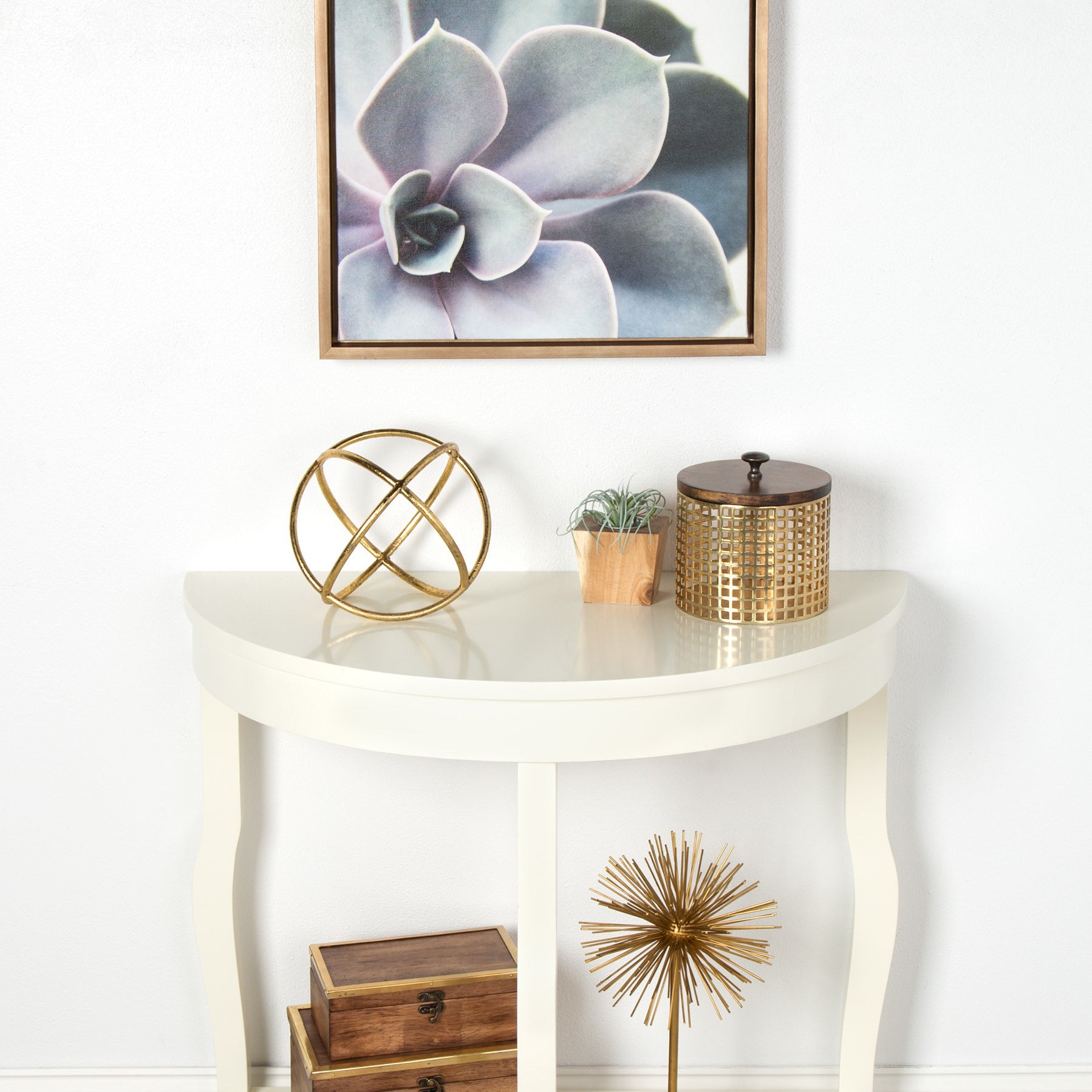 Framed Canvas Sylvie Dark Gold 18x24 5