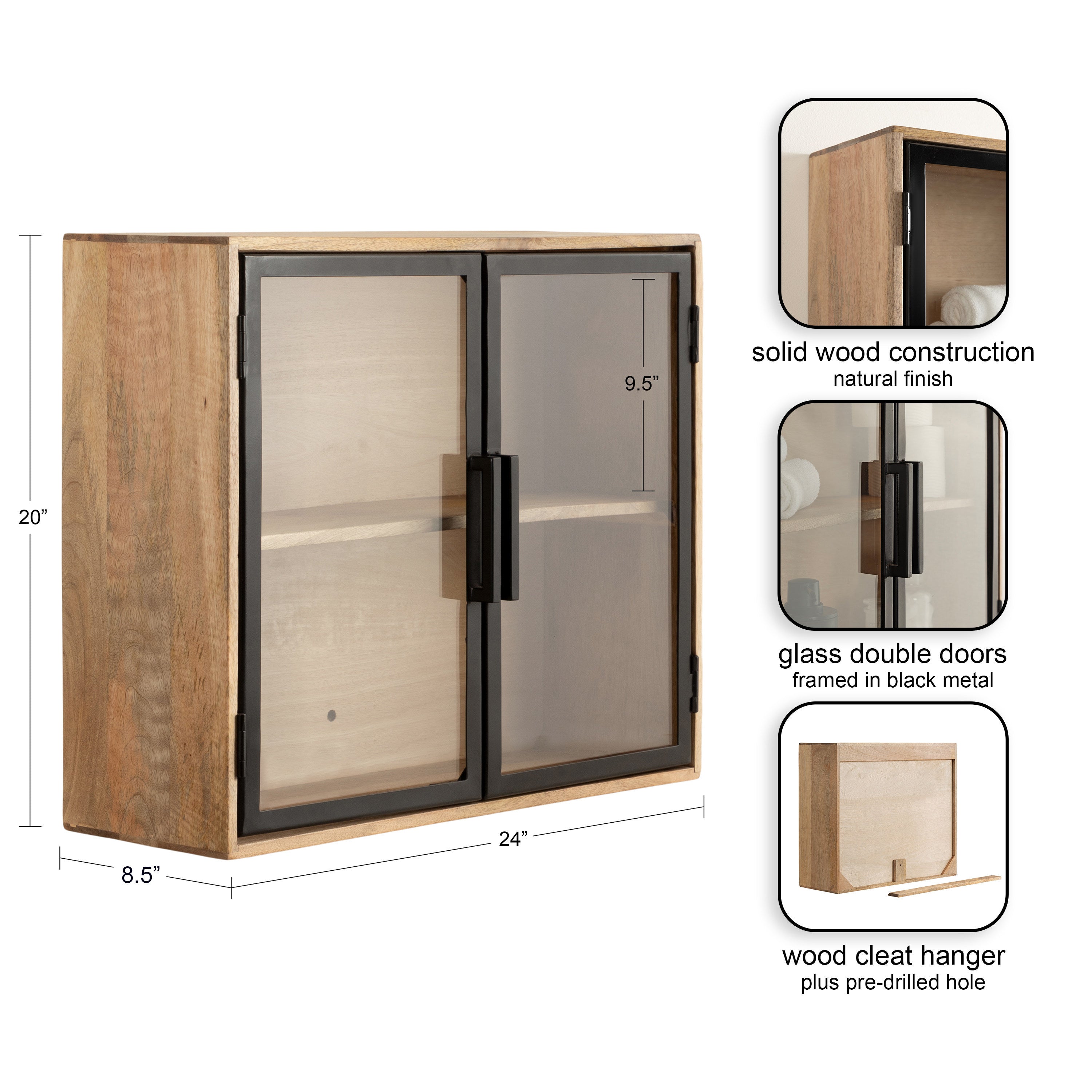 Cabinet Natural Beige 24x9x20 2