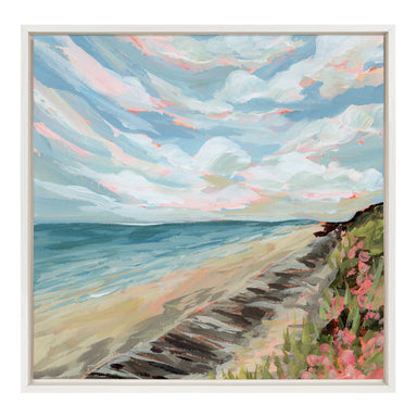 Framed Canvas 22x22 Sylvie White 1