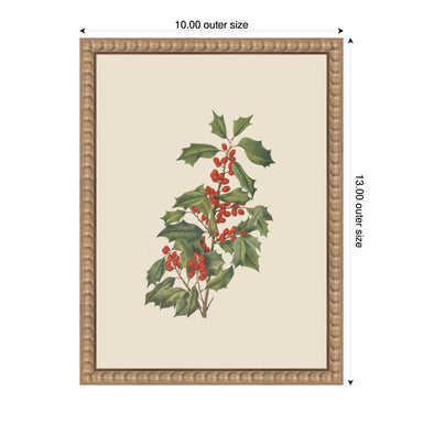 Framed Canvas Sylvie Beaded Rustic Natural 10x13 2