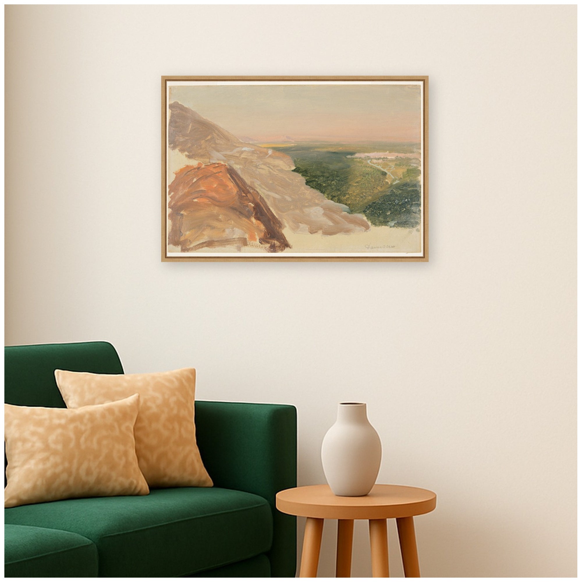 Framed Canvas 33x23 Sylvie Natural 7