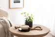 Decorative Accessory Set Black Natural Beige 3 Piece 7