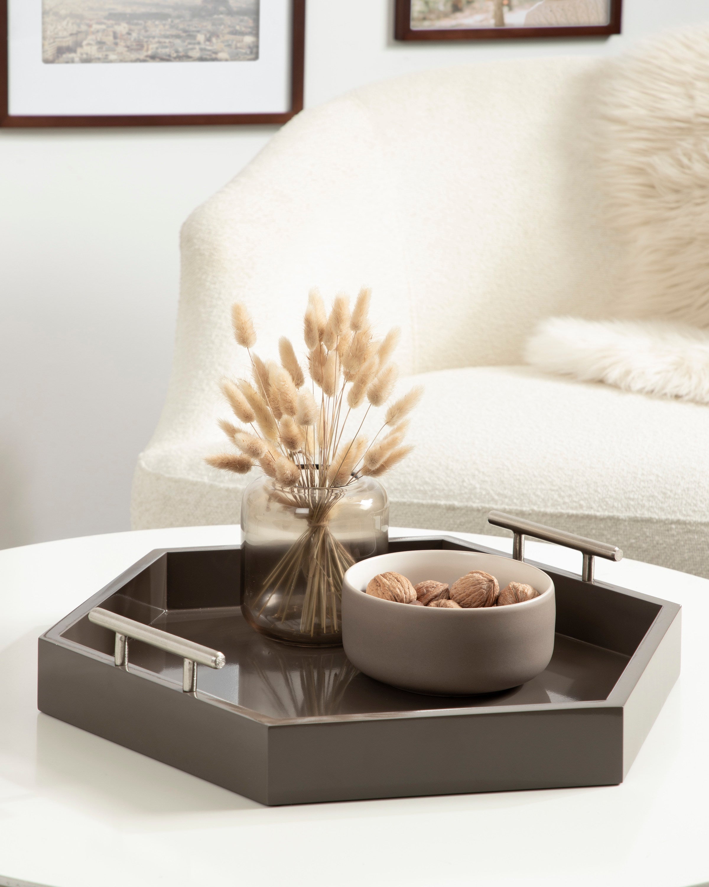 Single Tray Brown 18x18 7