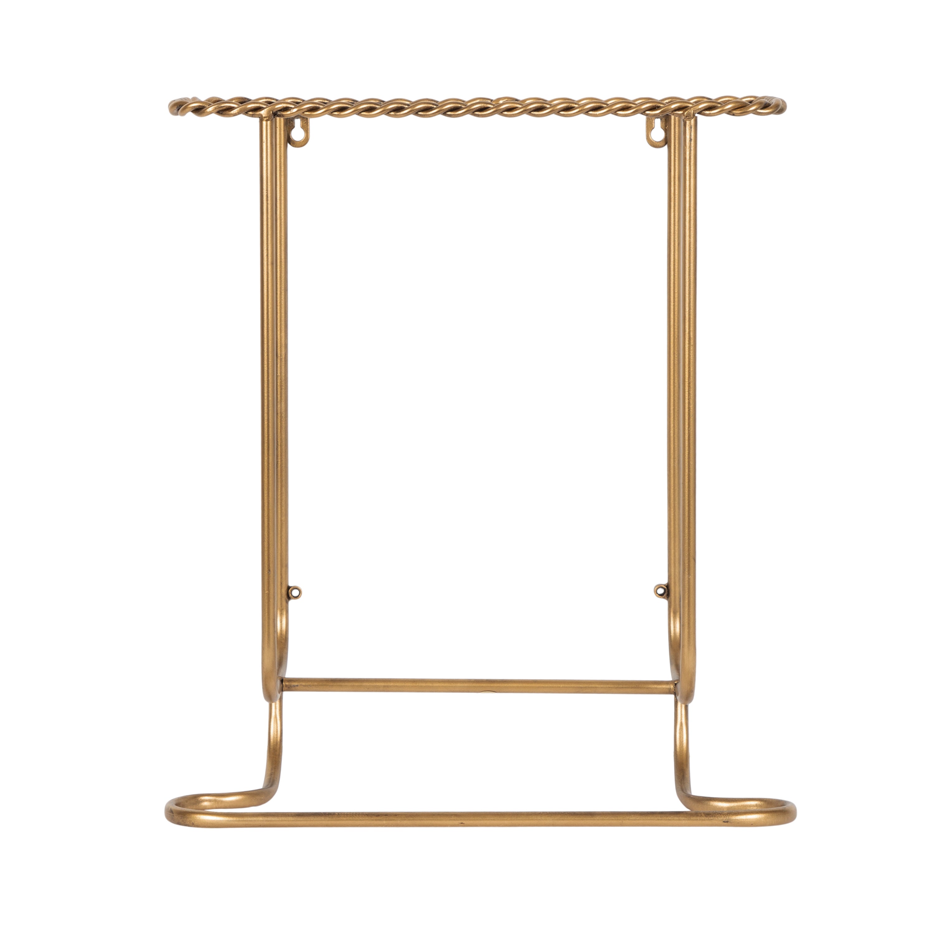 Towel Rack Gold 17x9x19 5