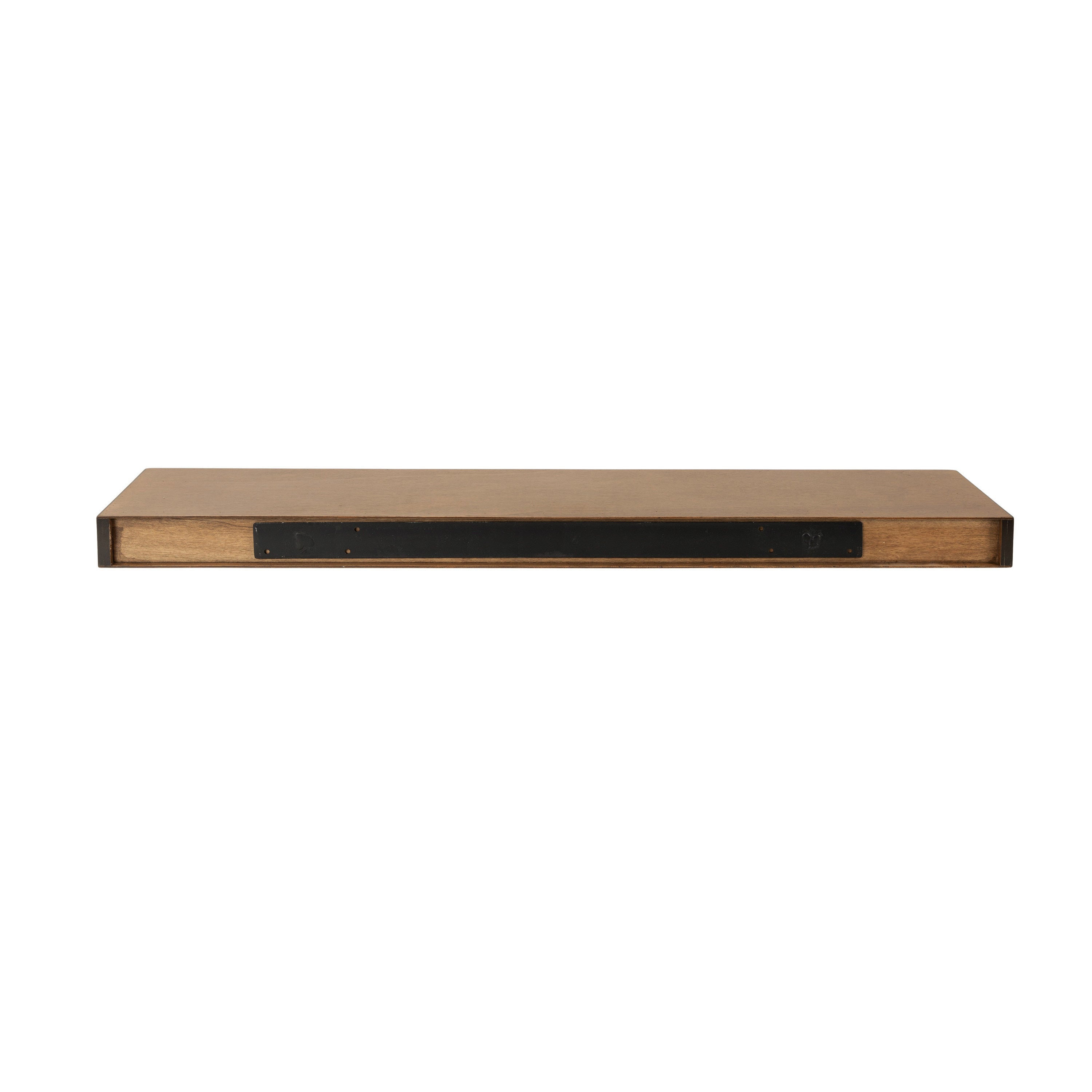 Floating Shelf 1 Piece 36 Inch Rustic Brown 4