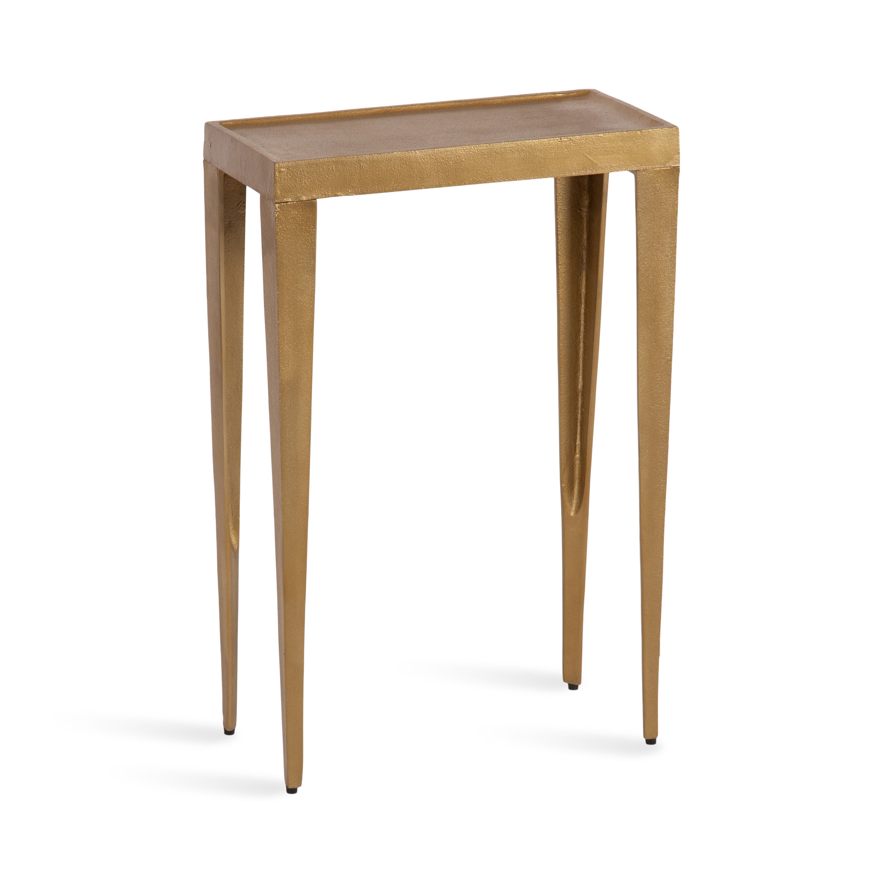Side Table 16x8x25 Gold 1