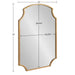 Scallop Mirror Gold 20x30 5