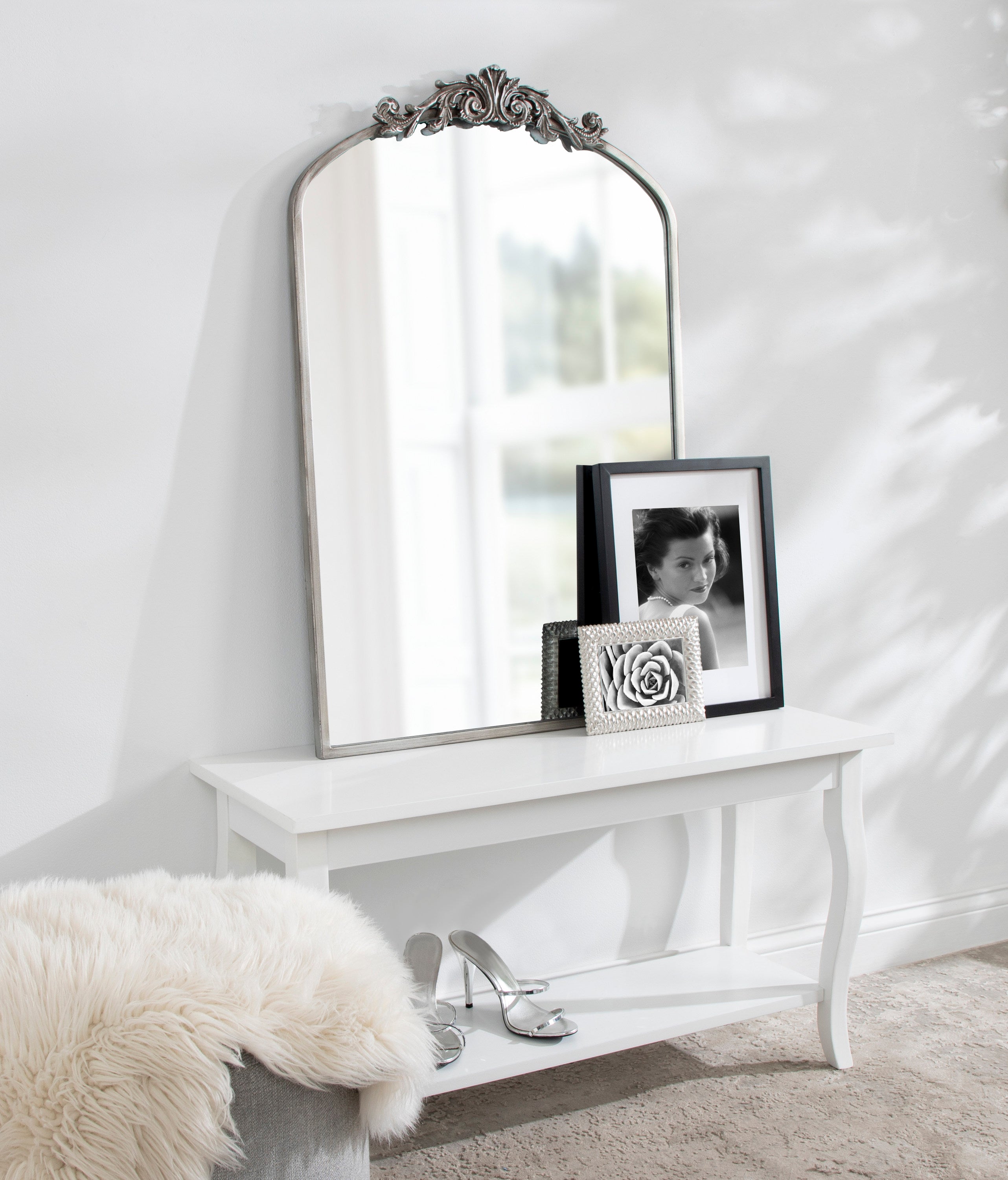 Arch Mirror 24x36 Silver 7