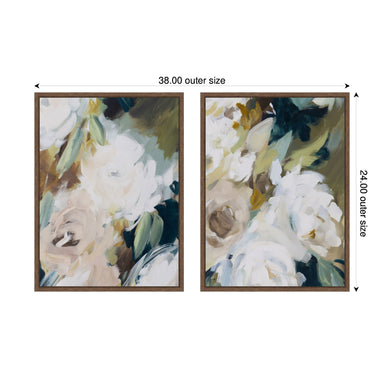 Art Set 2 Piece Set 18x24 Sylvie Walnut 2