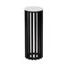 Drink Table White Black 9" Diameter 1