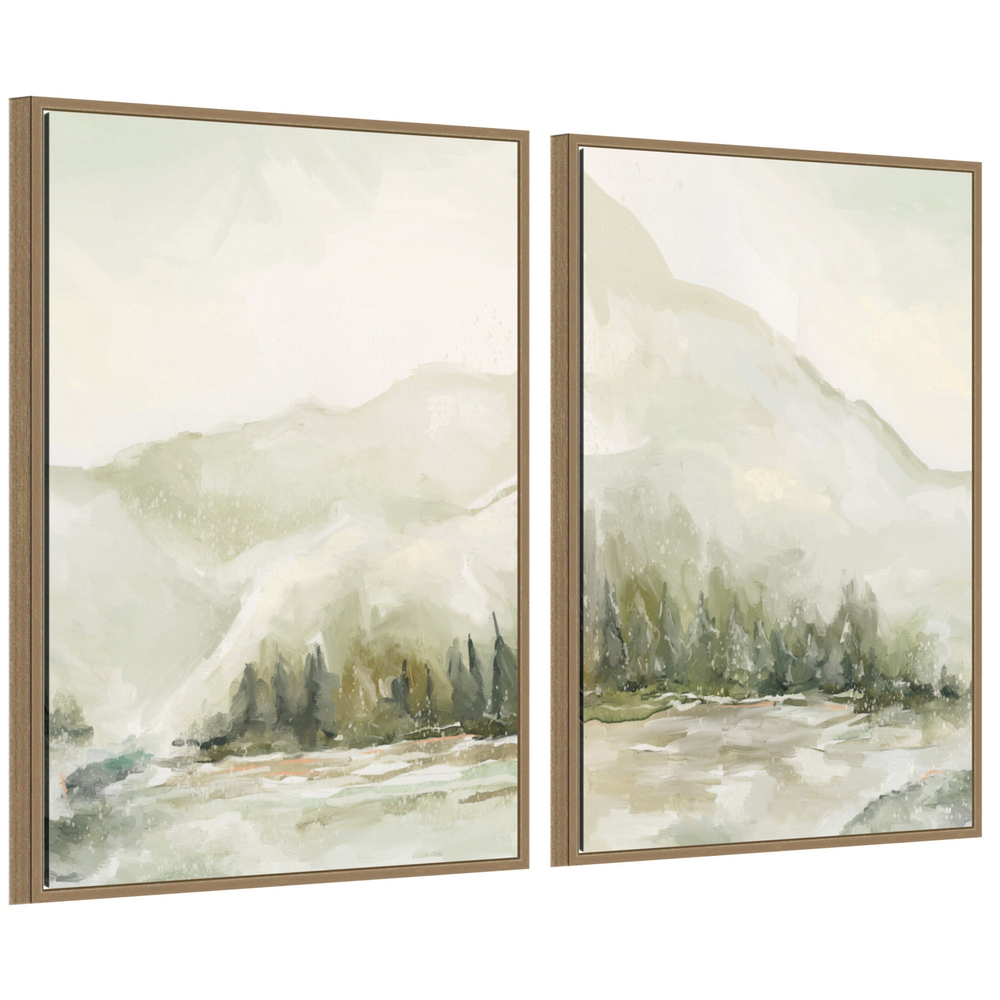 Art Set Sylvie Dark Gold 2 Piece Set 23x33 1
