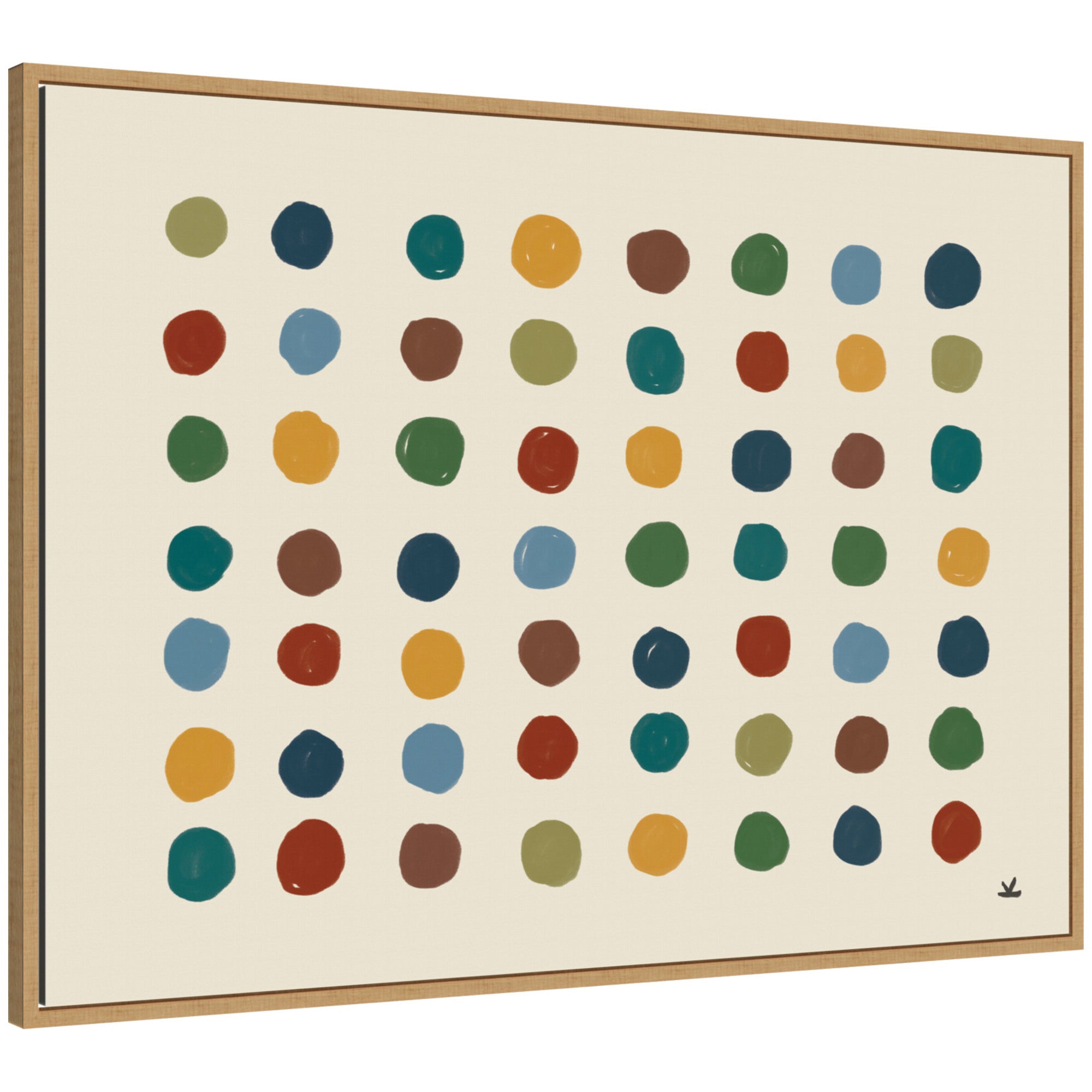 Meditation No. 3 by Kelly Knaga Framed Canvas Wall Art Print