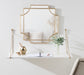 Scallop Mirror 24x24 Gold 6