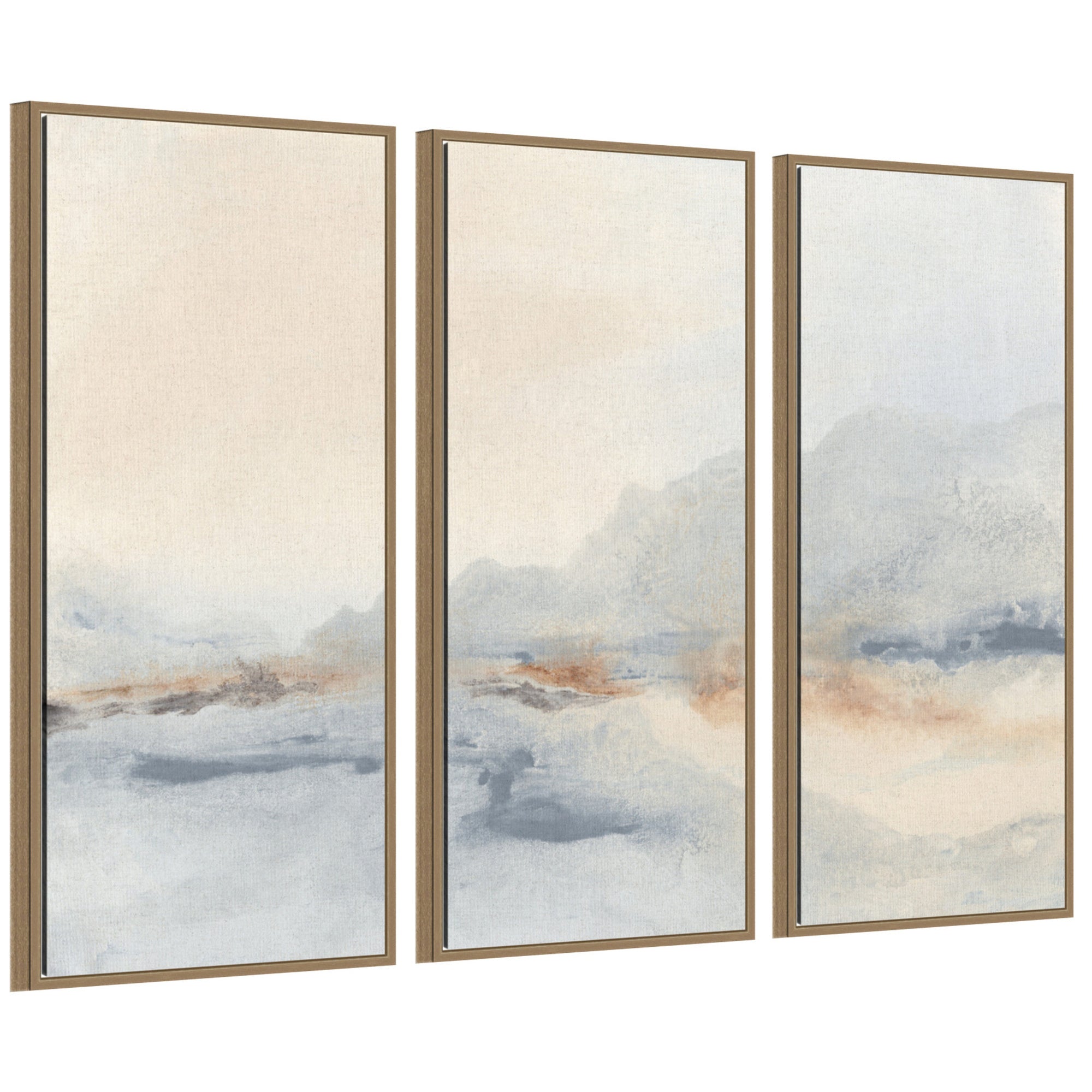 Art Set Sylvie Dark Gold 3 Piece Set 18x40 1