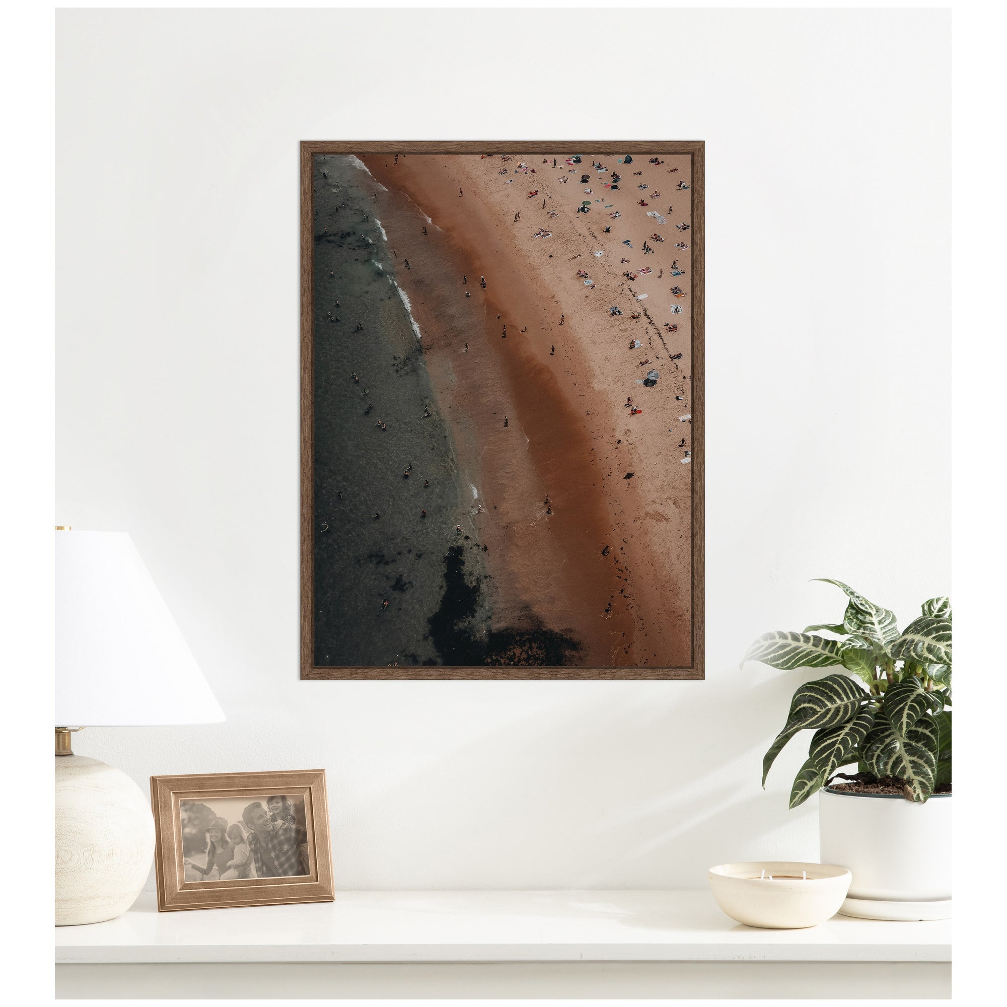 Framed Canvas 18x24 Sylvie Walnut 7