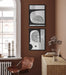 Art Set 2 Piece Set 18x24 Sylvie Black 6