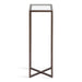 Side Table Clear Bronze 7x7x21 3