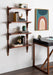 Accent Shelf Walnut Brown 24x8x24 7