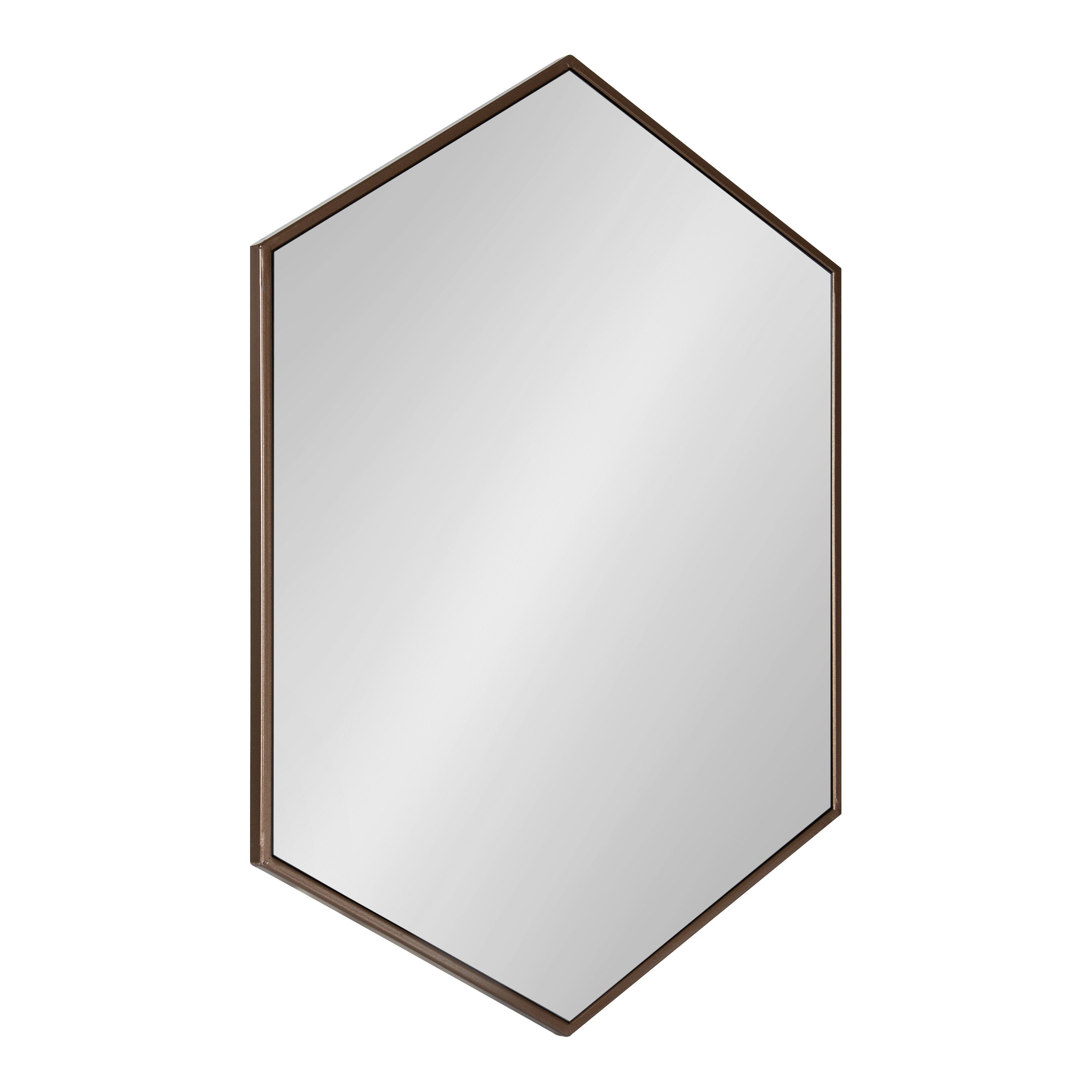 McNeer Hexagon Metal Wall Mirror