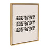 Sylvie Howdy Western Framed Canvas by Honey Island Studio