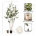 Faux Tree 7' Cream 2