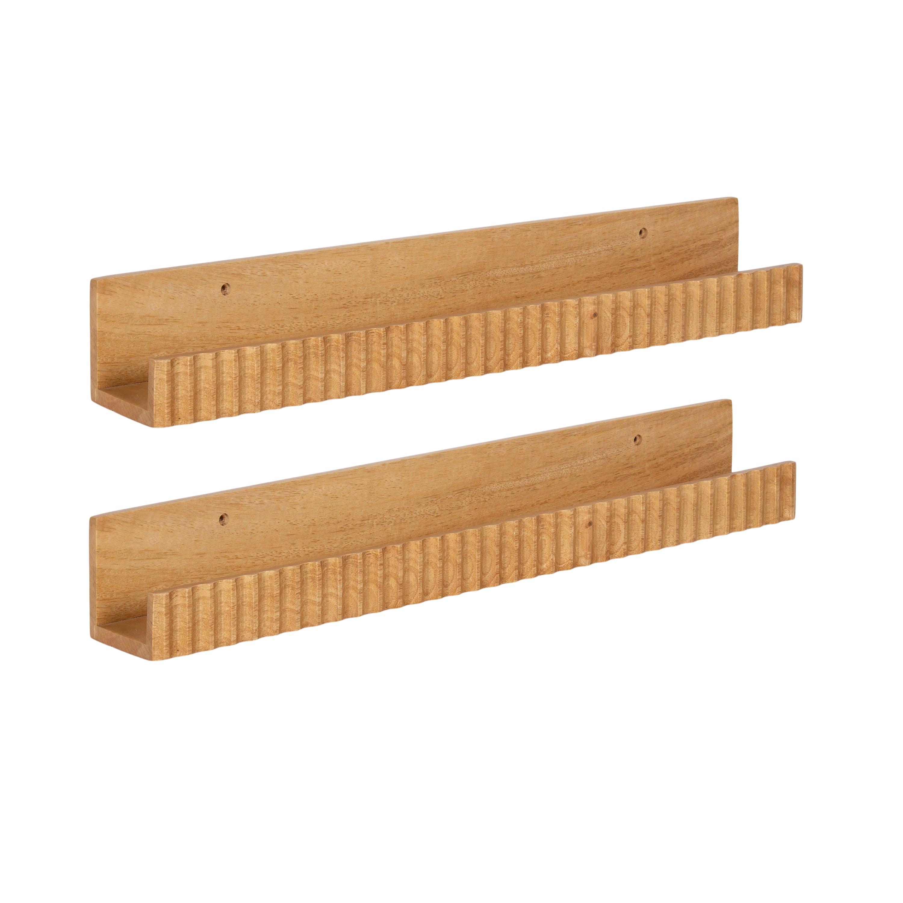 Floating Shelf Natural Biscuit 2 Piece 24 Inch 1